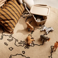 Ferm Living Animal wooden decoration, lion Brown Online