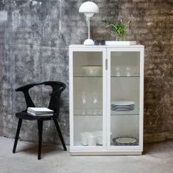 Mavis Aoko display cabinet 120 cm, lacquer White Best