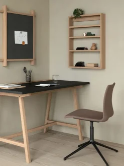 Andersen Furniture A-Podium wall shelf 70x10x52 cm, Oak Brown Online