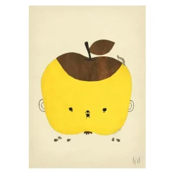 Fine Little Day Apple Papple poster, 50x70 cm Yellow New