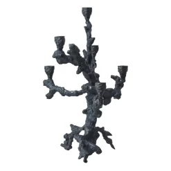 POLSPOTTEN Apple tree candlestick L 53 cm, Dark Grey New