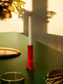 HAY Arcs candle sticks 13 cm, Red Best