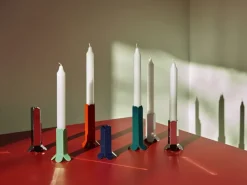 HAY Arcs candle sticks 13 cm, Red Best