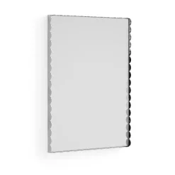 HAY Arcs Mirror Rectangle S mirror 43.5x61.5 cm, Stainless steel Silver-coloured Sale