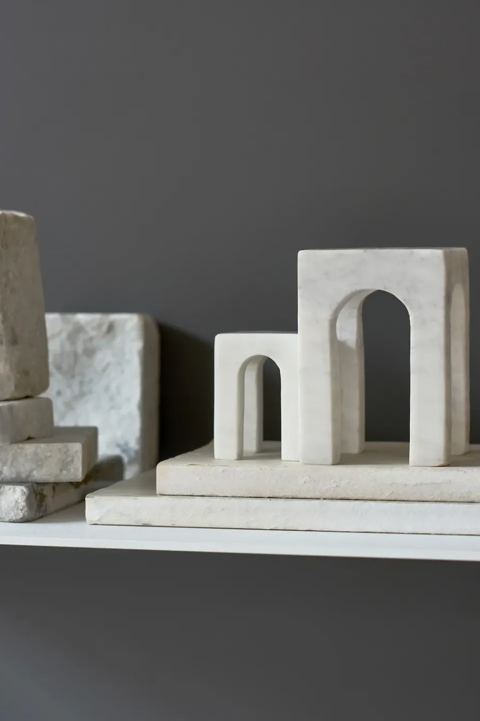 Gejst Arkis book end 3 pieces, White Online