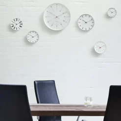 Arne Jacobsen Clocks Arne Jacobsen Bankers wall clock, Ø 120 mm White Best