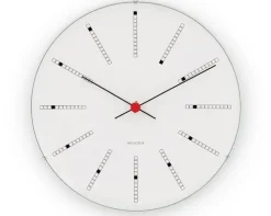 Arne Jacobsen Clocks Arne Jacobsen Bankers wall clock, Ø 480 mm White Hot