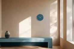 Arne Jacobsen Clocks Arne Jacobsen City Hall, , Ø29 cm Blue New