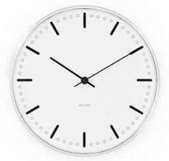Arne Jacobsen Clocks Arne Jacobsen City Hall, , Ø29 cm White Outlet