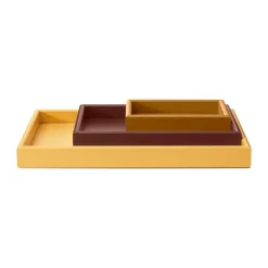 Montana Arrange tray set 3 parts, Amber-masala-acacia BrownYellowOrange Sale