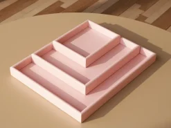 Montana Arrange tray small 17.3x21.4 cm, Ruby Pink Best