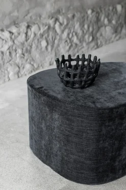 Mette Ditmer Art Piece braided basket, Black New