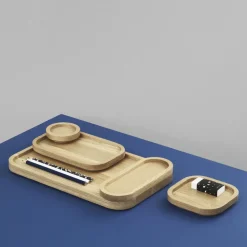 Normann Copenhagen Astro tray, 12x20 cm Brown Hot
