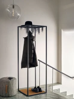 Design House Stockholm Ateljé clothes hanger, Black New