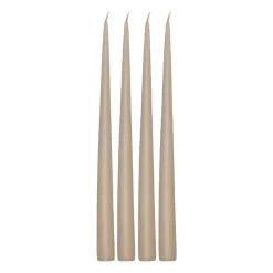 Scandi Essentials Atmosphere long candle 4 pack 32 cm, Sand Beige Best