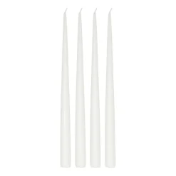 Scandi Essentials Atmosphere long candle 4 pack 32 cm, White Sale