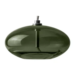 Mette Ditmer Aura oil lamp small, Dark Forest Green Hot