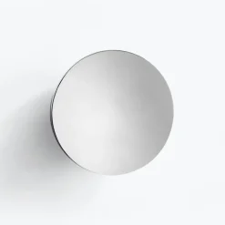 New Works Aura wall mirror large, Stainless steel Silver-coloured Sale
