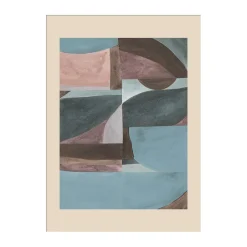 Paper Collective Autumn Forms 01 Poster, 50x70 cm BlueBrown Sale