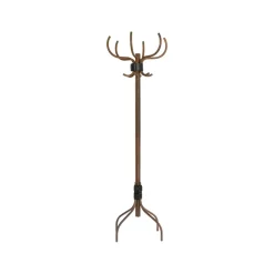 Källemo Babe coat rack, Pre-burnished steel-black leather belt Brown Discount