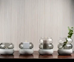 Muurla Bagel vase/lantern 22 cm, Grey New