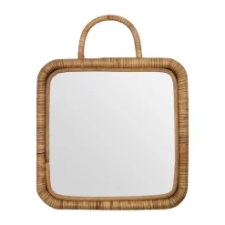 Meraki Baki mirror with frame 28x28 cm, Nature Beige Discount
