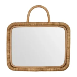 Meraki Baki mirror with frame 24x32 cm, Nature Beige Outlet