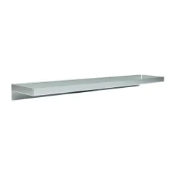 OYOY Bakku wall shelf large 16x80 cm, Aluminium Silver-coloured Clearance