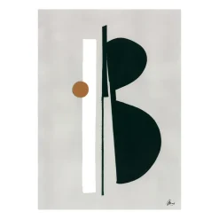 Paper Collective Balance 02 poster, 30x40 cm GreyWhiteBlack Hot