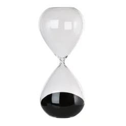 POLSPOTTEN Ball hourglass L 38 cm, Black Hot