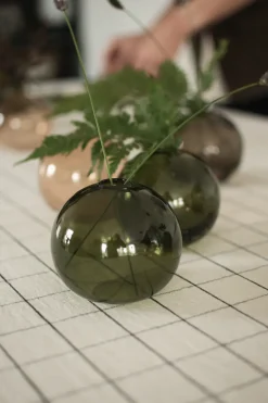 DBKD Ball vase Ø10 cm, Green New
