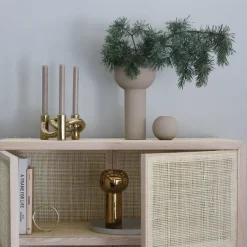 Cooee Design Ball vase sand, 10 cm Beige New