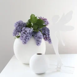 Cooee Design Ball vase , 10 cm White Clearance