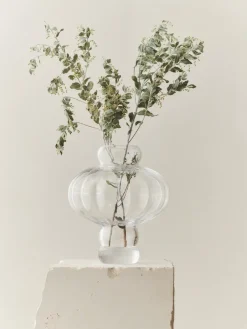 Louise Roe Balloon 08 vase 30 cm, Clear Transparent New