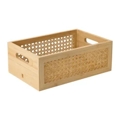 RIG-TIG Bamboo box storage box 20x30 cm, Bamboo Beige