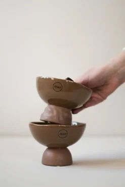 DBKD Base Dome bowl S Ø12 cm, Nougat Brown