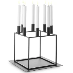 Audo Copenhagen Base for the Kubus 8 candle holder, Black Best