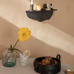 Ferm Living Basho tray Ø9.5 cm, brass Gold-coloured Outlet