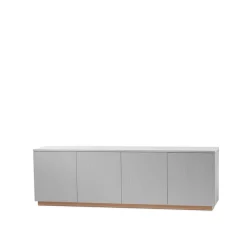 A2 Beam side table, Light , light base Grey New
