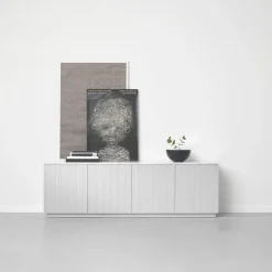 A2 Beam side table, Light , stand in oiled oak Grey Hot