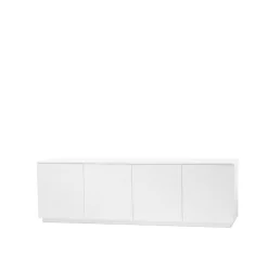 A2 Beam side table, lacquer, base White Hot