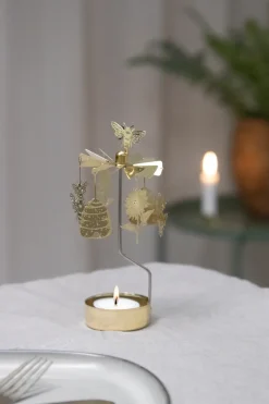 Pluto Design Bee Mine angel chime, Gold Gold-coloured Discount