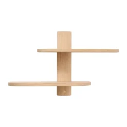 Andersen Furniture Bend wall shelf, Oak, 50x18x40 cm Beige New