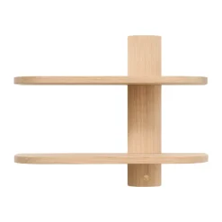 Andersen Furniture Bend wall shelf, Oak, 50x18x40 cm Beige New