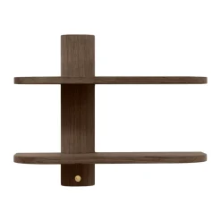 Andersen Furniture Bend wall shelf, Smoked Oiled Oak, 50x18x40 cm Brown Sale