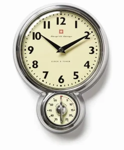Bengt Ek Design Bengt Ek wall clock, timer, aluminium Silver-coloured Online