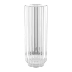 Georg Jensen Bernadotte vase round, Clear Transparent Clearance