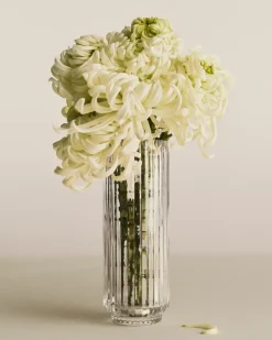 Georg Jensen Bernadotte vase round, Clear Transparent Clearance