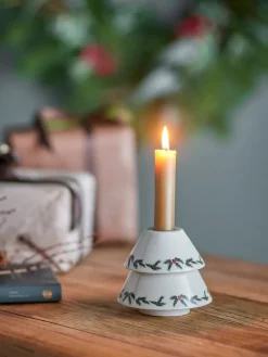 Bloomingville Berry candle holder Ø10 cm, White Online
