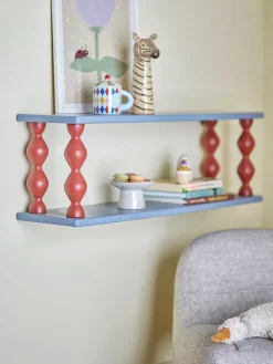 Bloomingville Bibiola shelf 80x26 cm, Blue Online